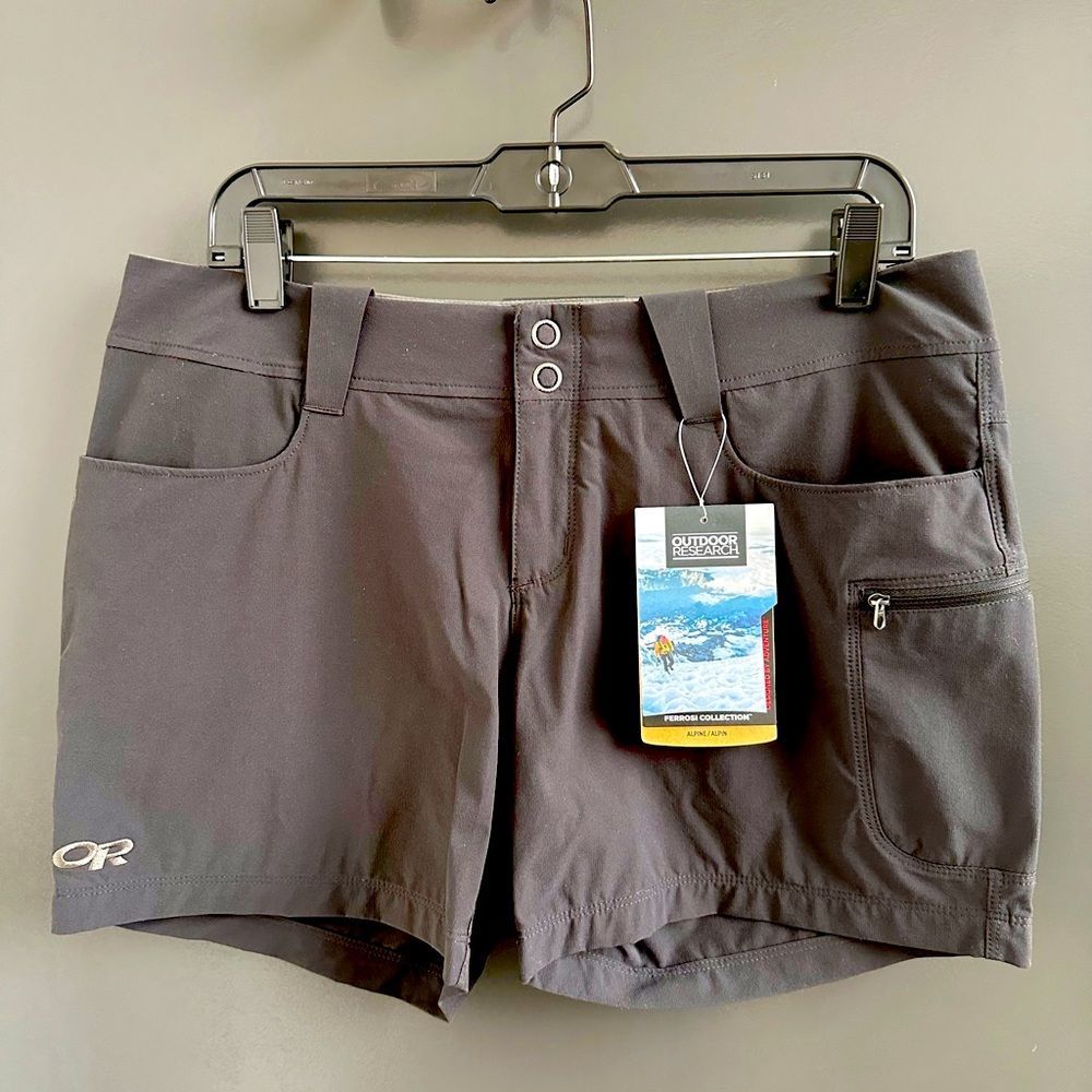 Outdoor Research Ferris Summit 6inch shorts black. 10